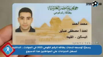 رسميًا توسعة خدمات بطاقة الرقم القومي 2025 في المولات.. الداخلية تسهل الإجراءات على المواطنين هذا الأسبوع
